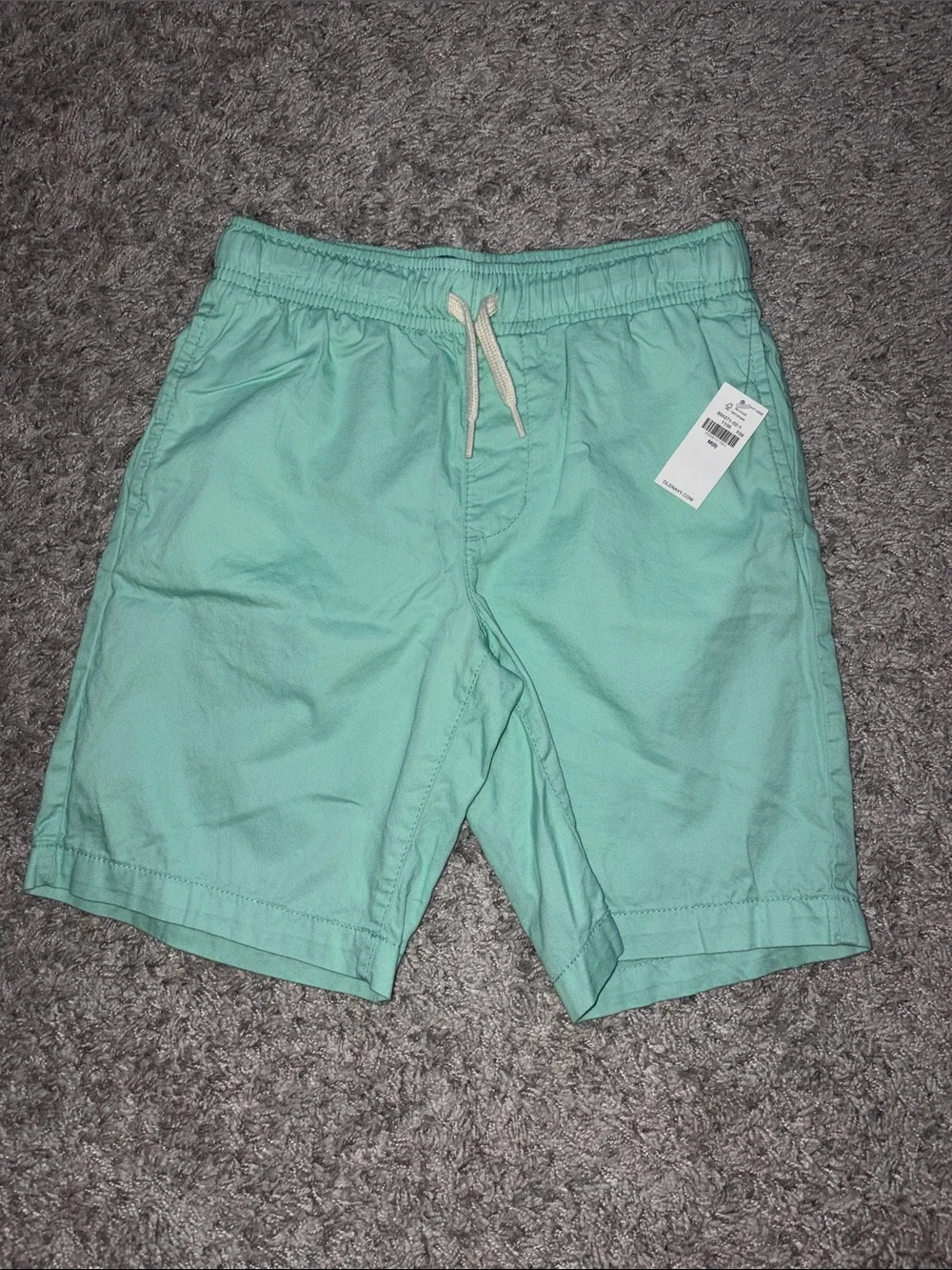 Old Navy Mint Green Drawstring Kids Shorts